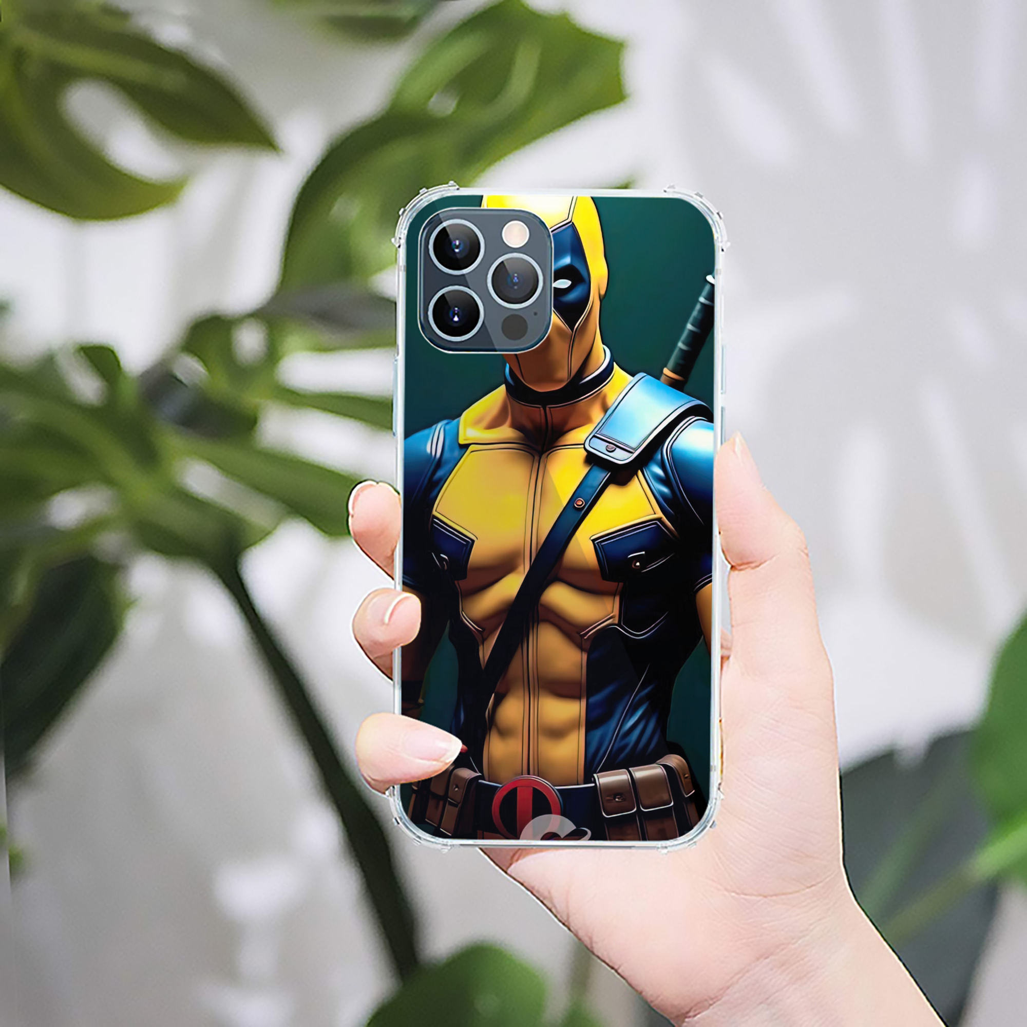 （画像用） Deadpool デッドプール 【iPhone 12シリーズ対応】透明スマホケース（クリアソフトケース）